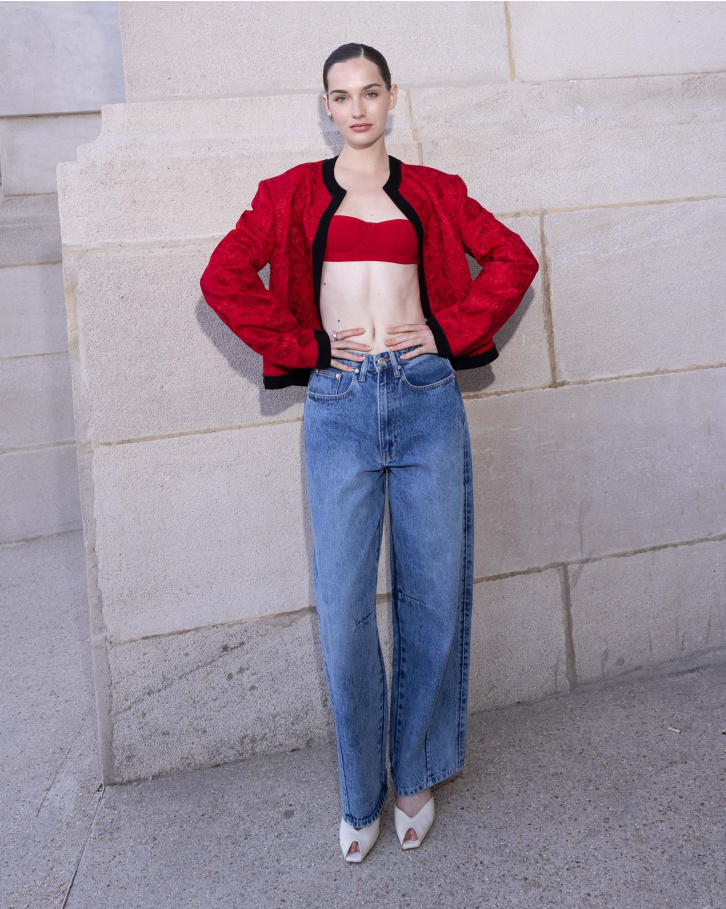 Ember Red Embroidered Jacket