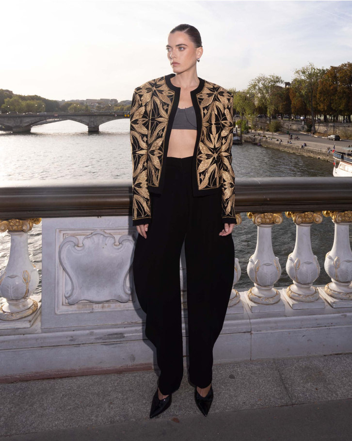 Astraea Black and Gold Jacket