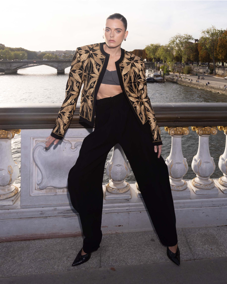 Astraea Black and Gold Jacket