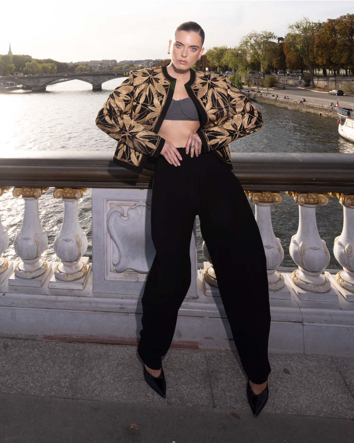 Astraea Black and Gold Jacket