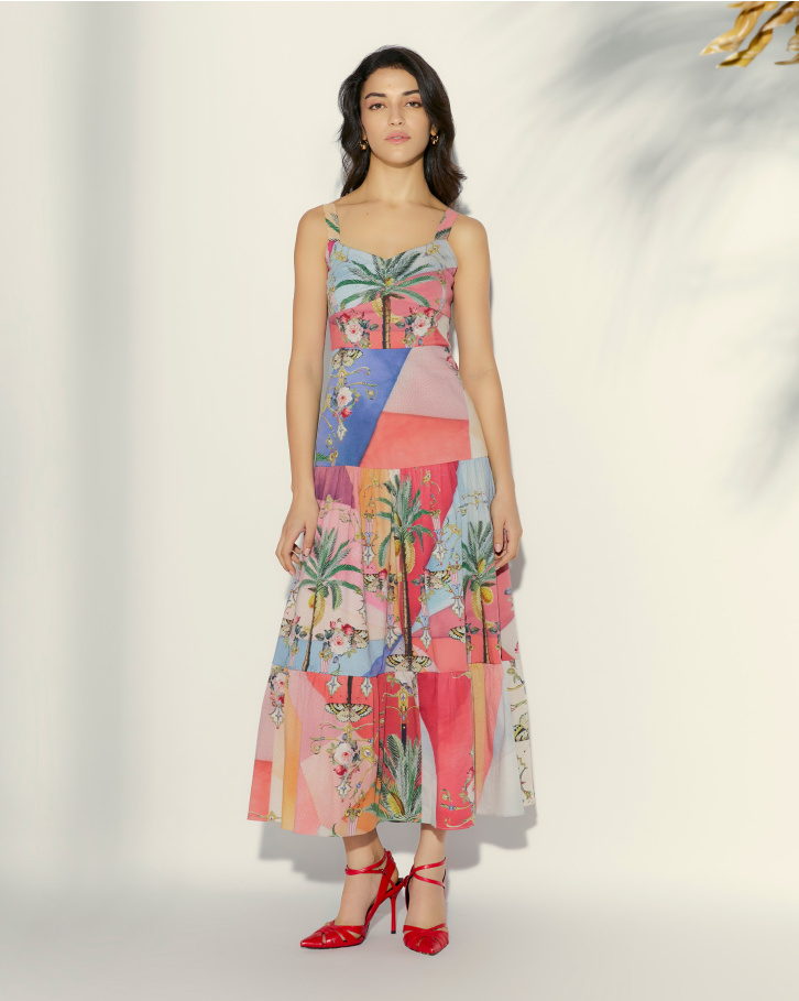 Tropical Mirage Maxi dress