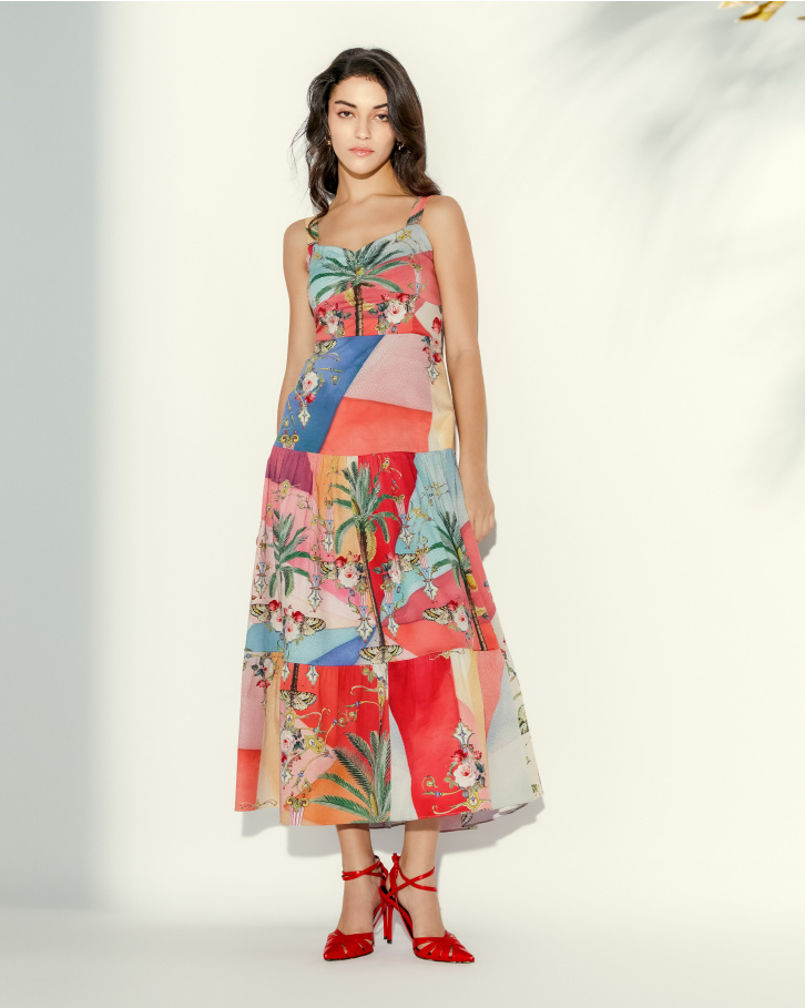 Tropical Mirage Maxi dress