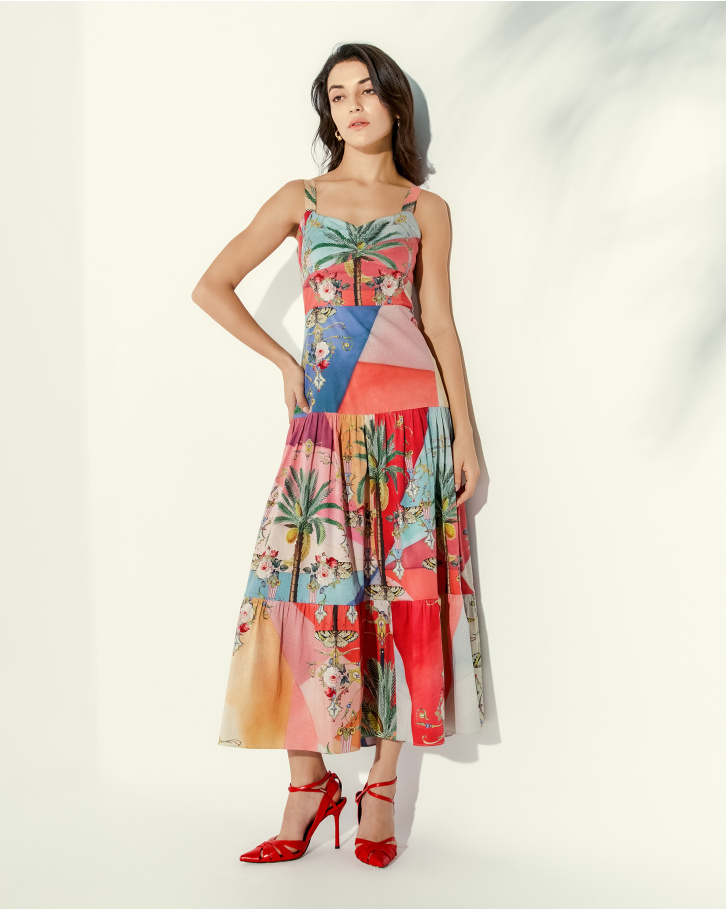 Tropical Mirage Maxi dress