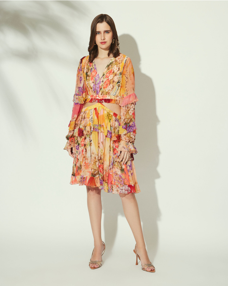 Springtime cut-out dress