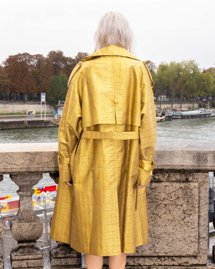 GOLDEN FSP MONOGRAMMED TRENCH COAT