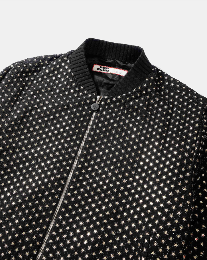 Black overall embellished jacket