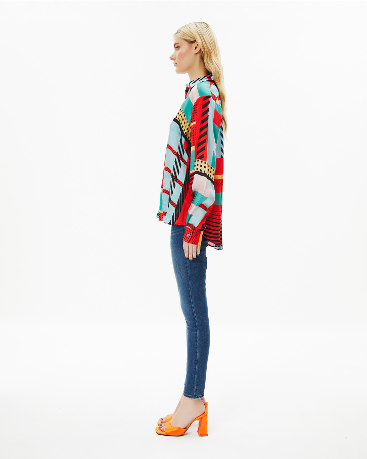 Geometric classic shirt