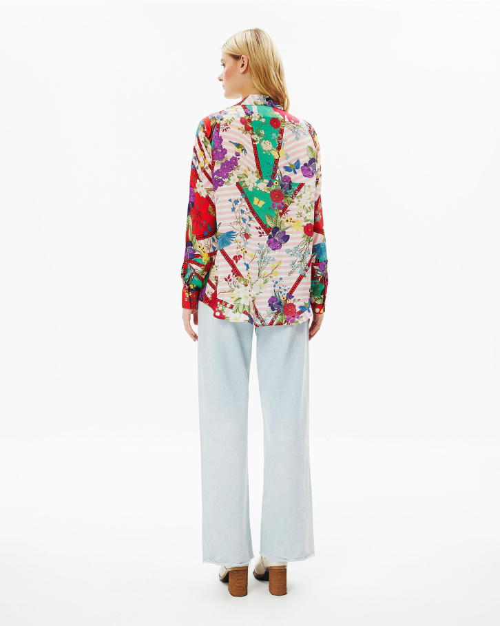 Abstract Flora Shirt
