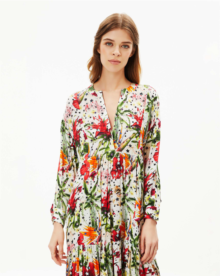 Star-Studded Midi Dress
