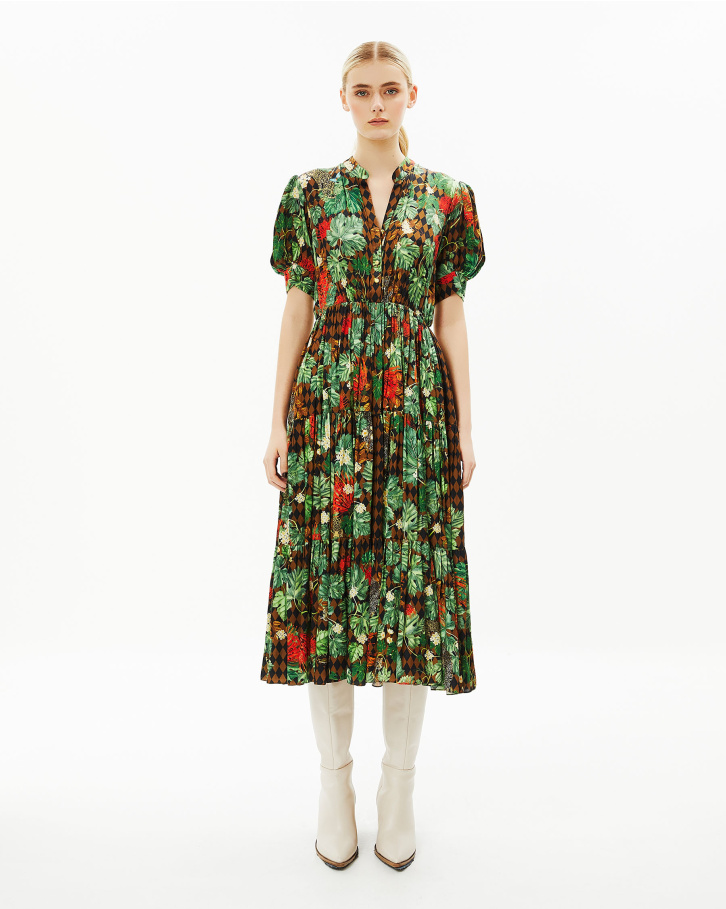 Tropical Long Dress