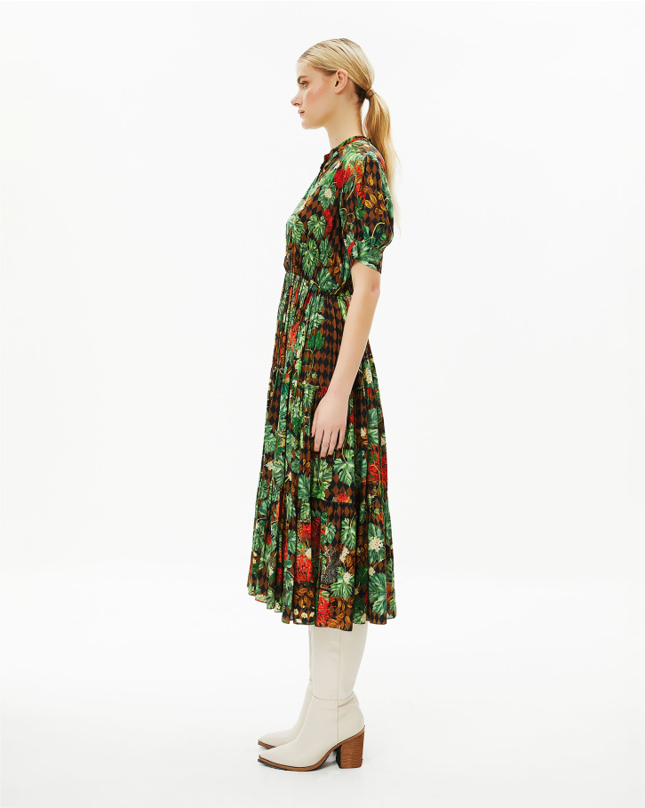Tropical Long Dress