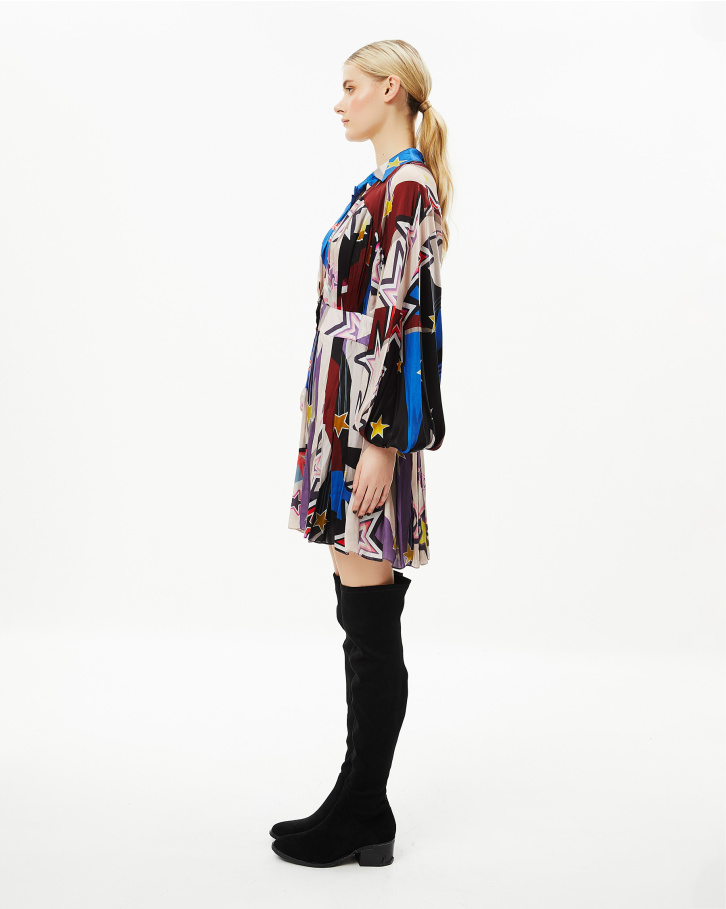 Gleam Pleated Dress