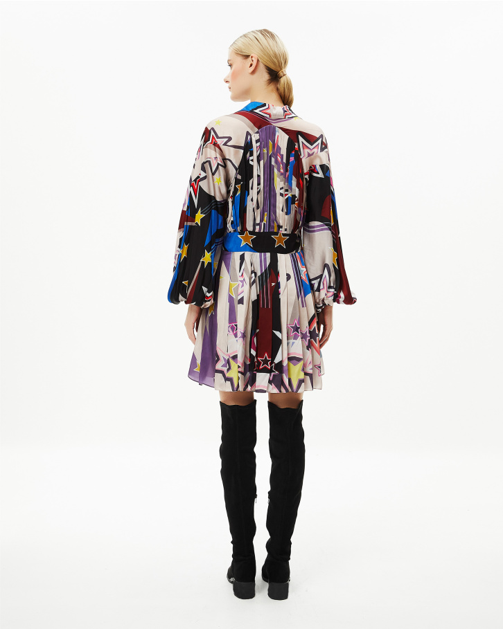Gleam Pleated Dress