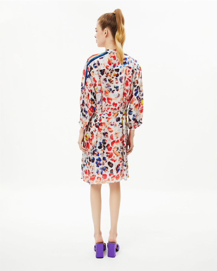 Rainbow Splash Short Dress