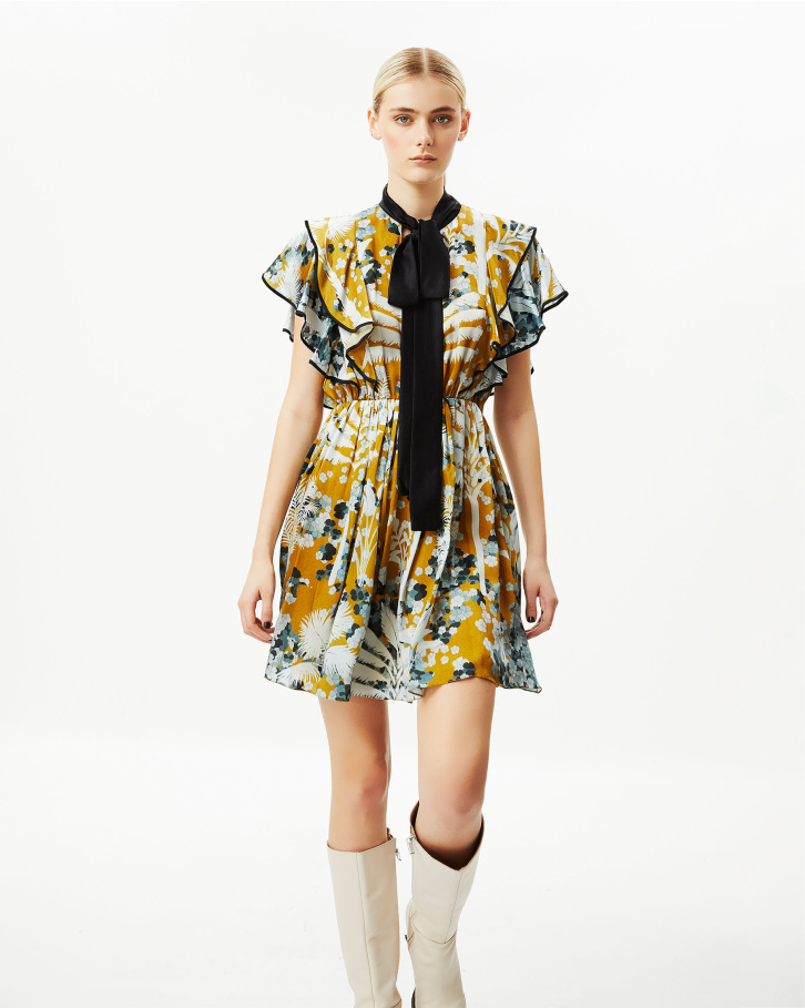 Mustard Mellow short dress