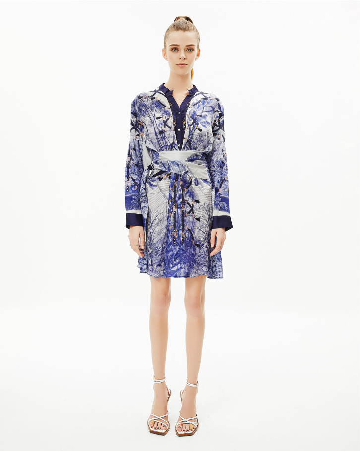 Azure Fauna short dress