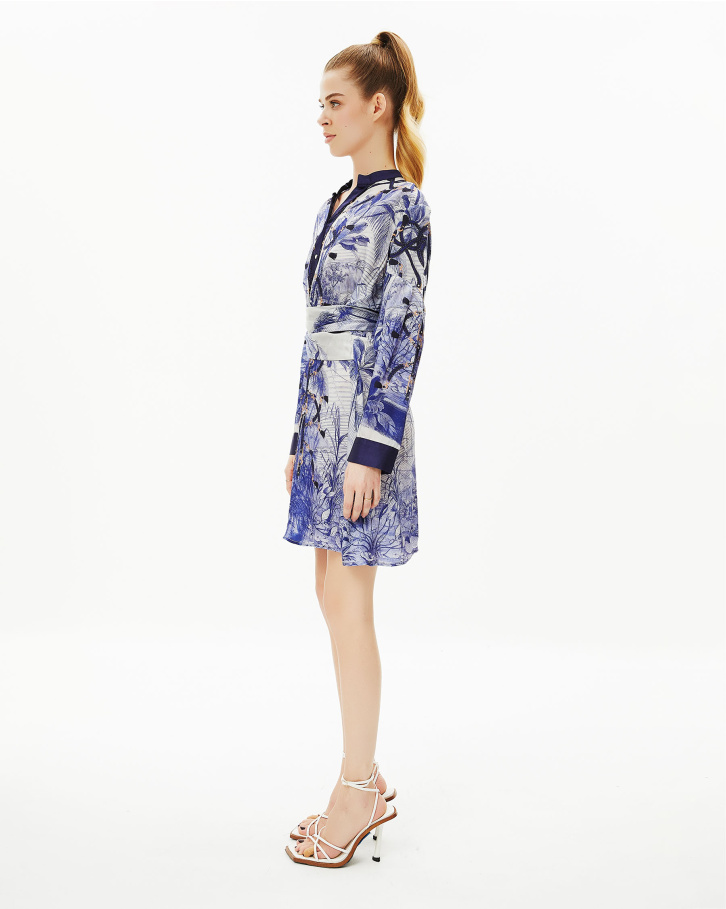 Azure Fauna short dress