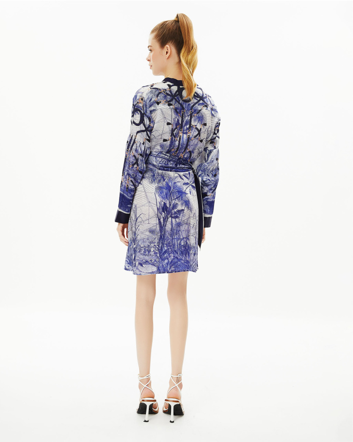 Azure Fauna short dress