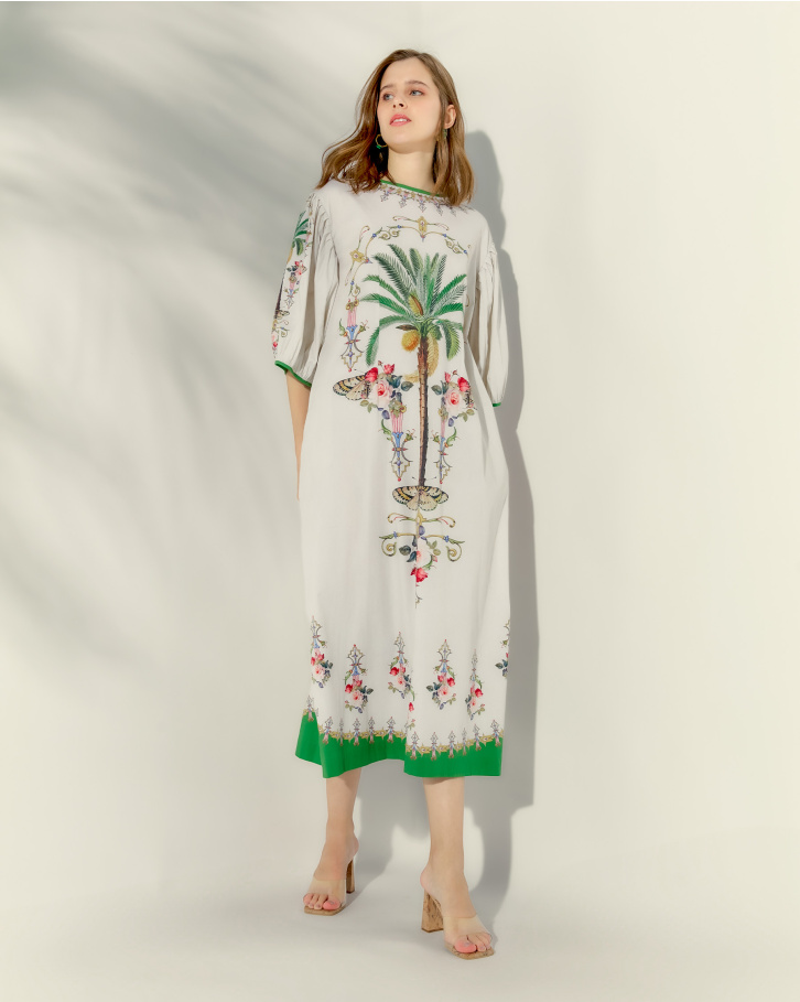 Ethereal Oasis relaxed midi dress