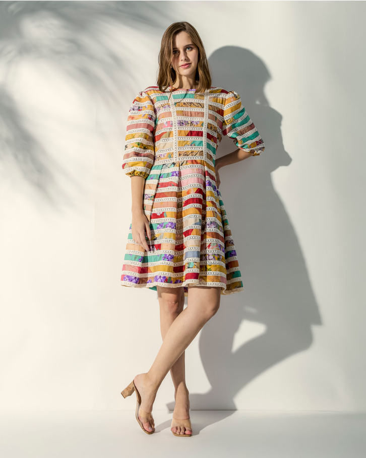 Springtime Flared Dress
