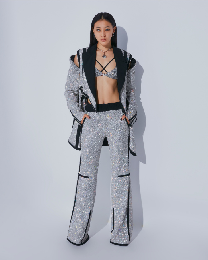 Tailored embellished blazer