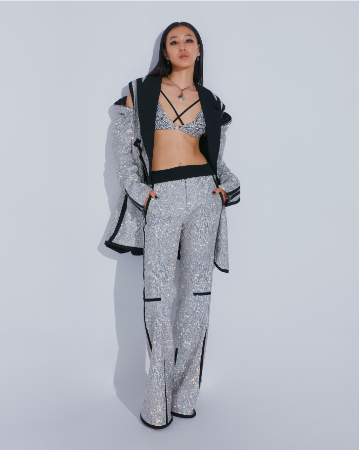 Tailored embellished blazer
