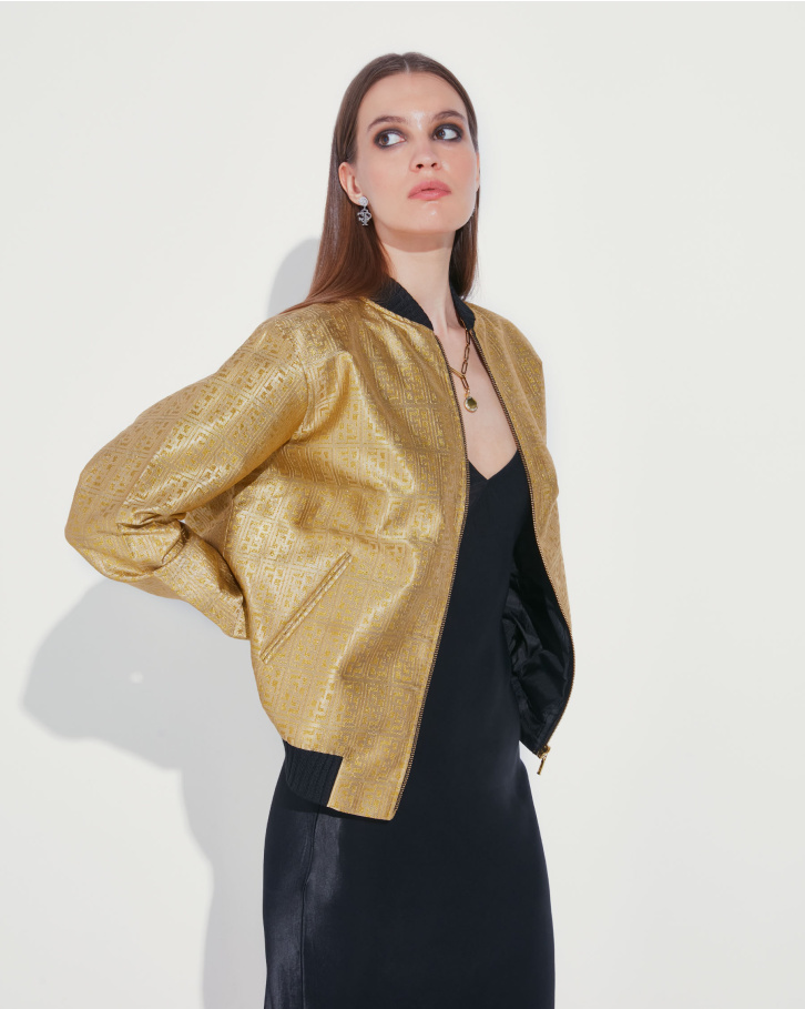 Golden FSP monogrammed bomber jacket