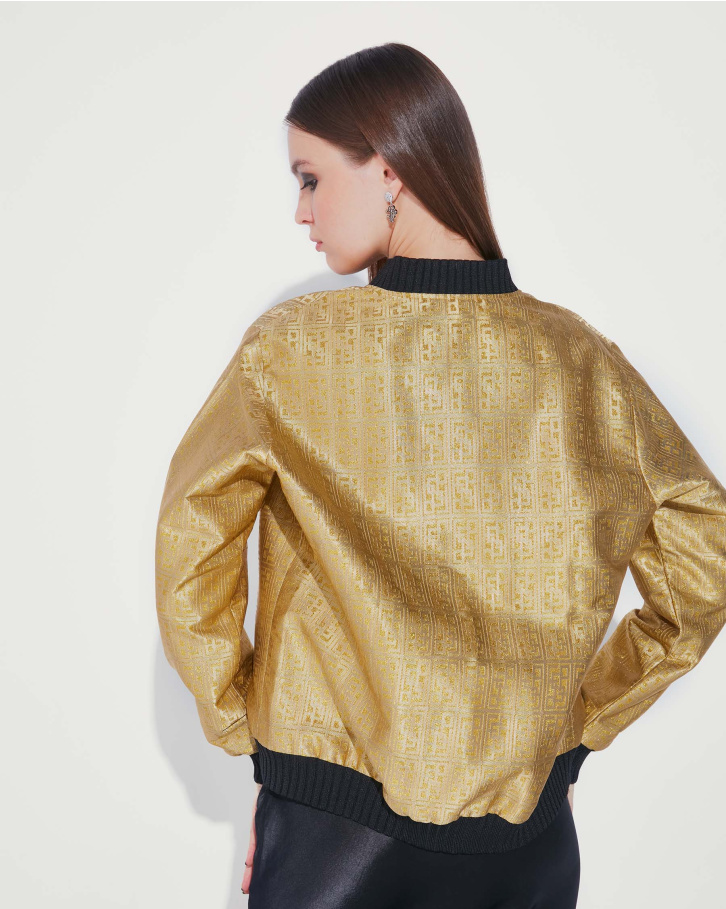 Golden FSP monogrammed bomber jacket