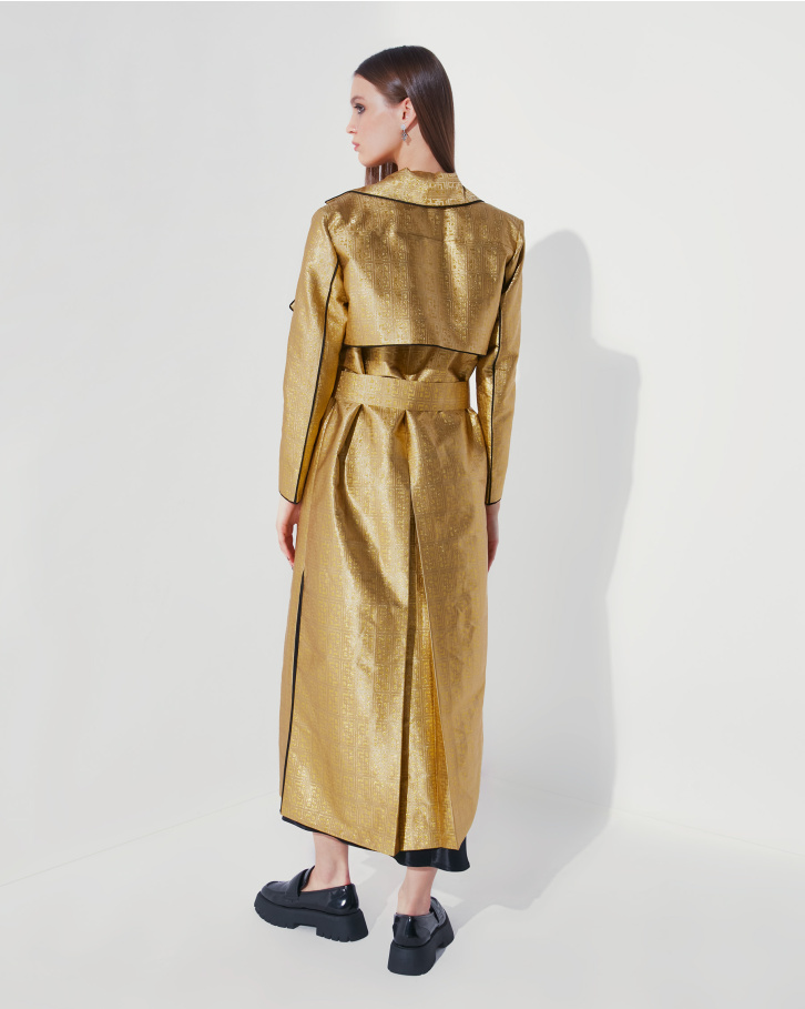 Golden FSP monogrammed oversized trench coat