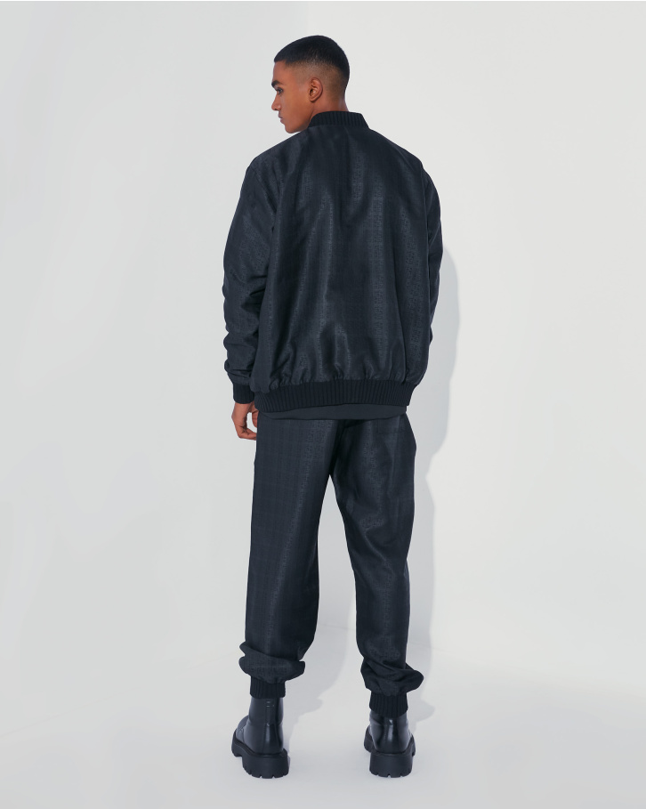 FSP monogrammed black bomber jacket 