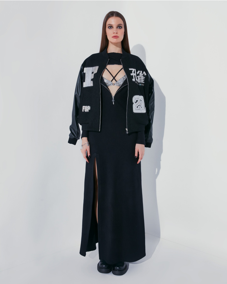 Tova fleece embellished jacket