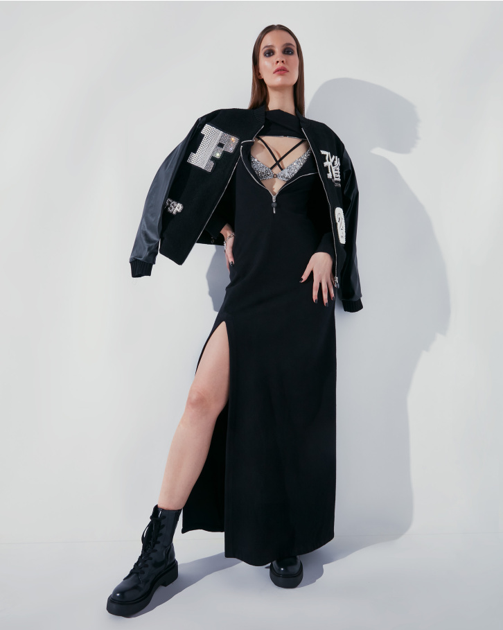 Tova fleece embellished jacket
