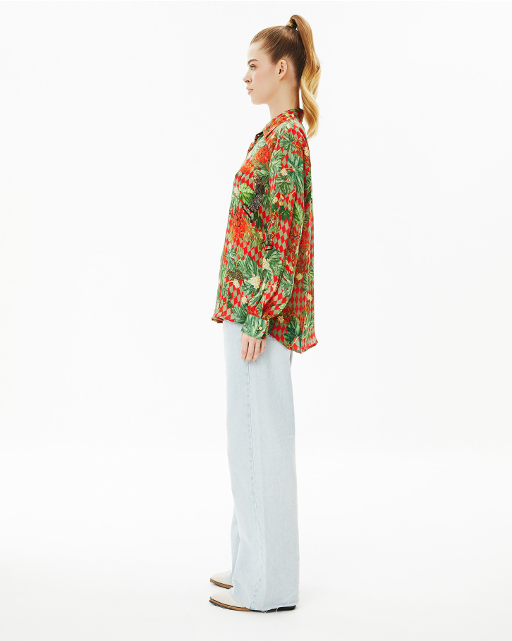 Tropical Red Classic Shirt