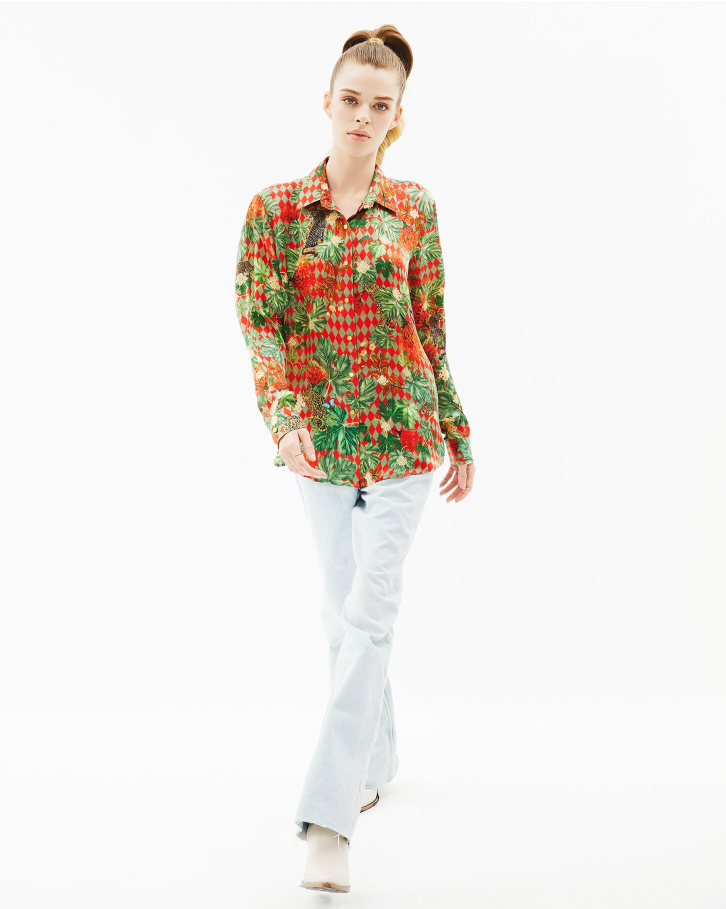 Tropical Red Classic Shirt