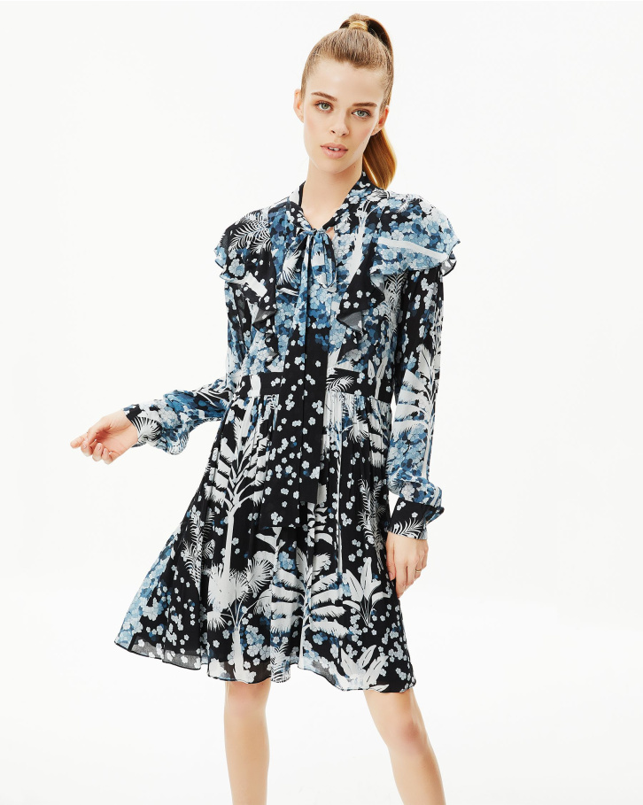 Nocturnal short dress