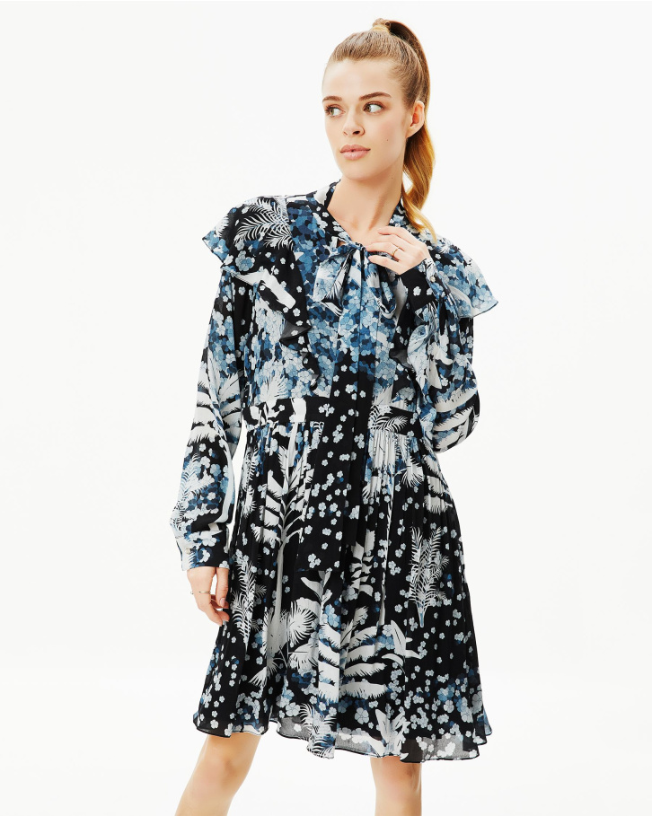 Nocturnal short dress