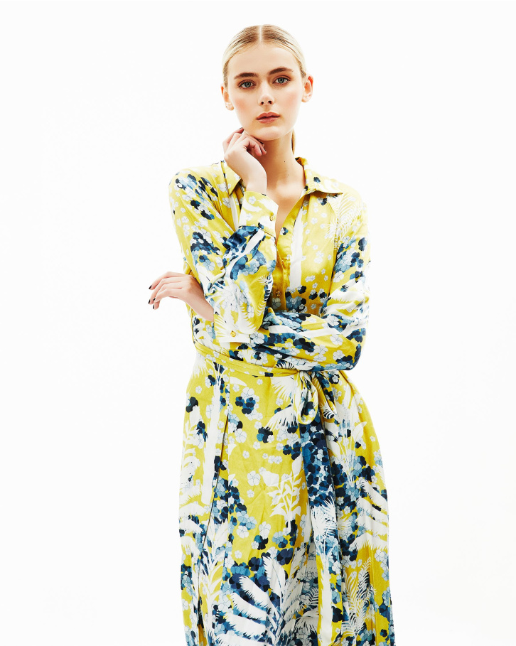Yellow Divine Long Dress