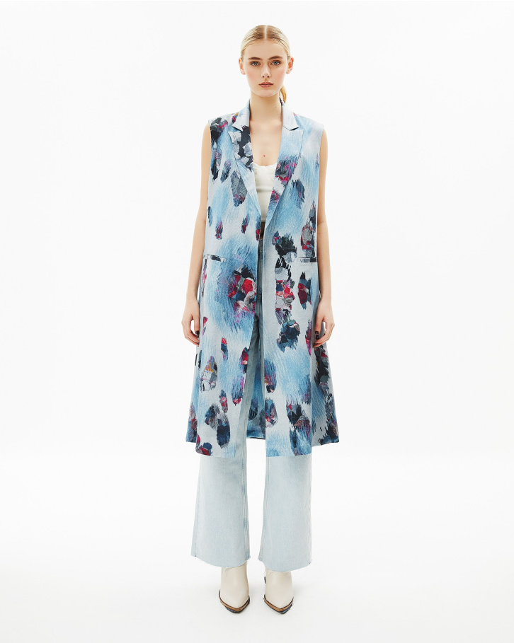 Blue Love Long Jacket