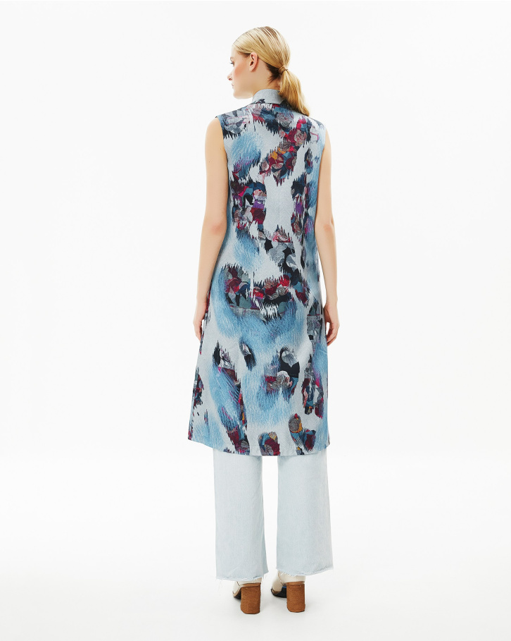 Blue Love Long Jacket