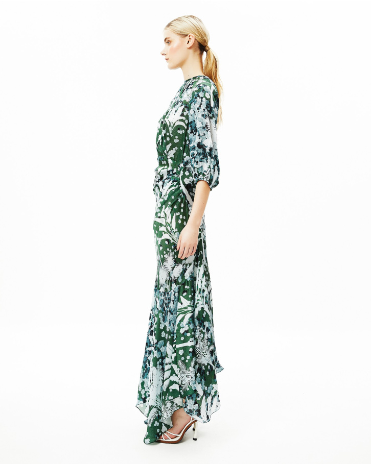 Chaparral Green Long Dress