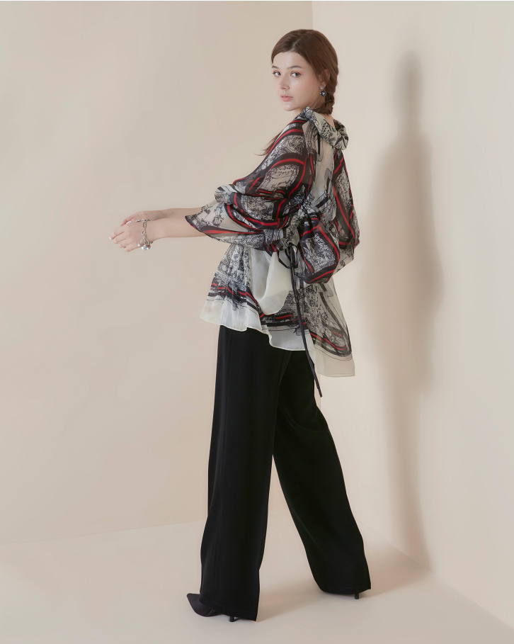 Crimson Nouveau top