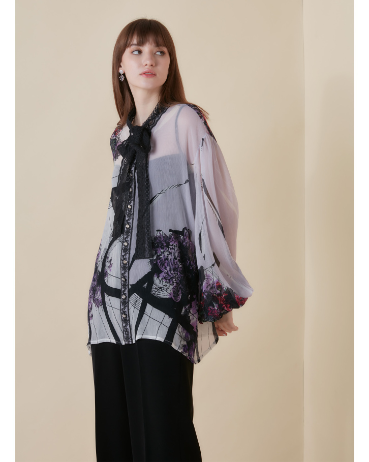 Lily of the Nile lace shirt