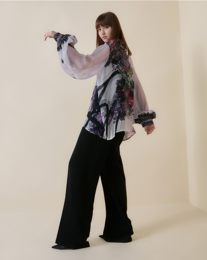 Lily of the Nile lace shirt