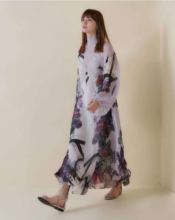 Lily of the Nile long dress