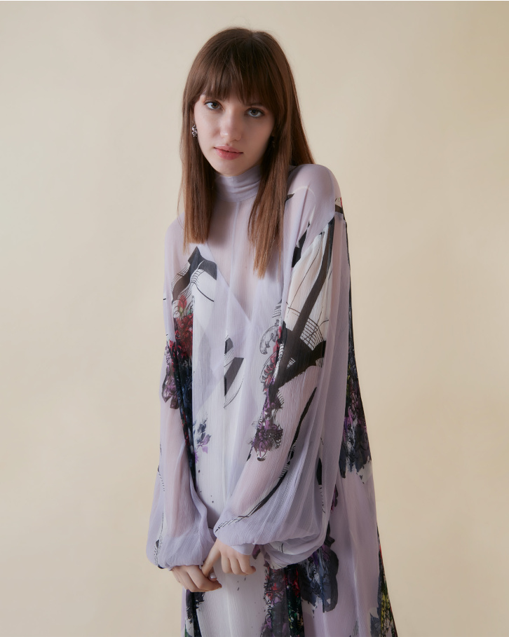 Lily of the Nile long dress