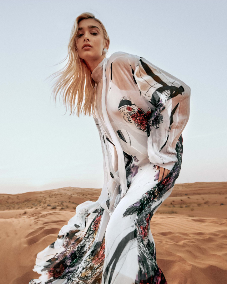 Lily of the Nile long dress
