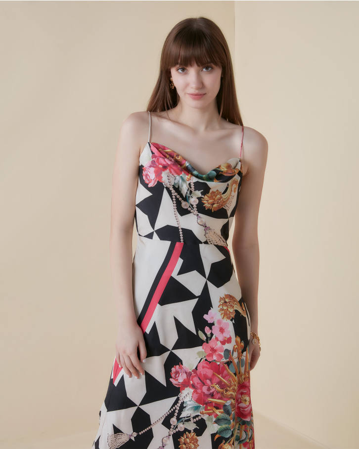Inflorescence Slip dress
