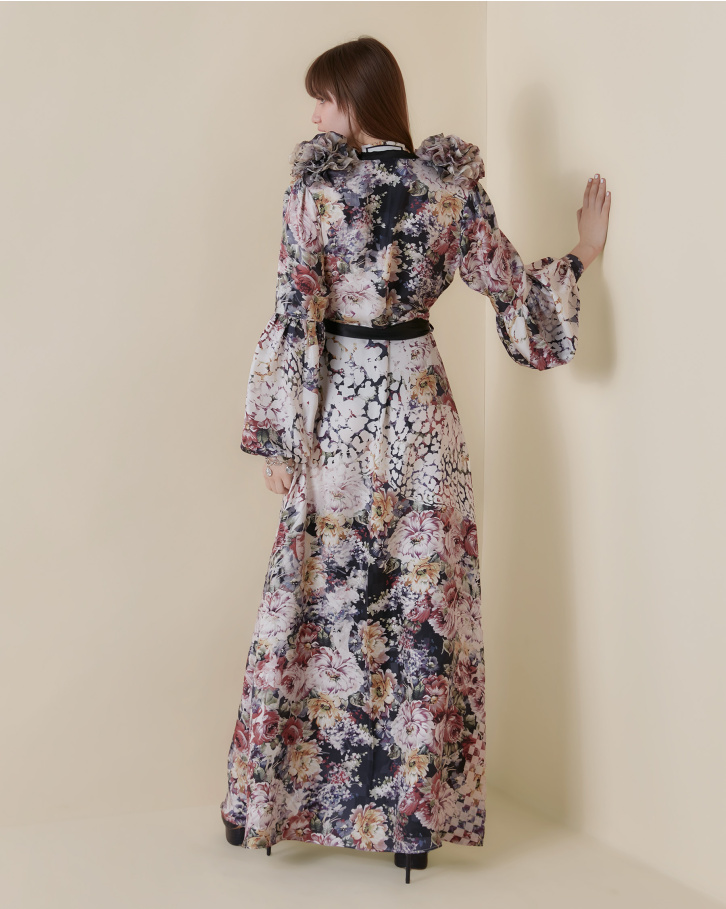 Botanic Lynx long dress