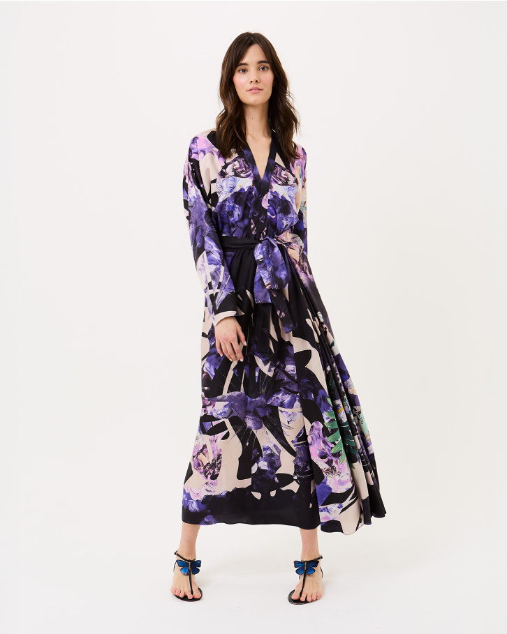 Garden of Wisteria Midi Dress
