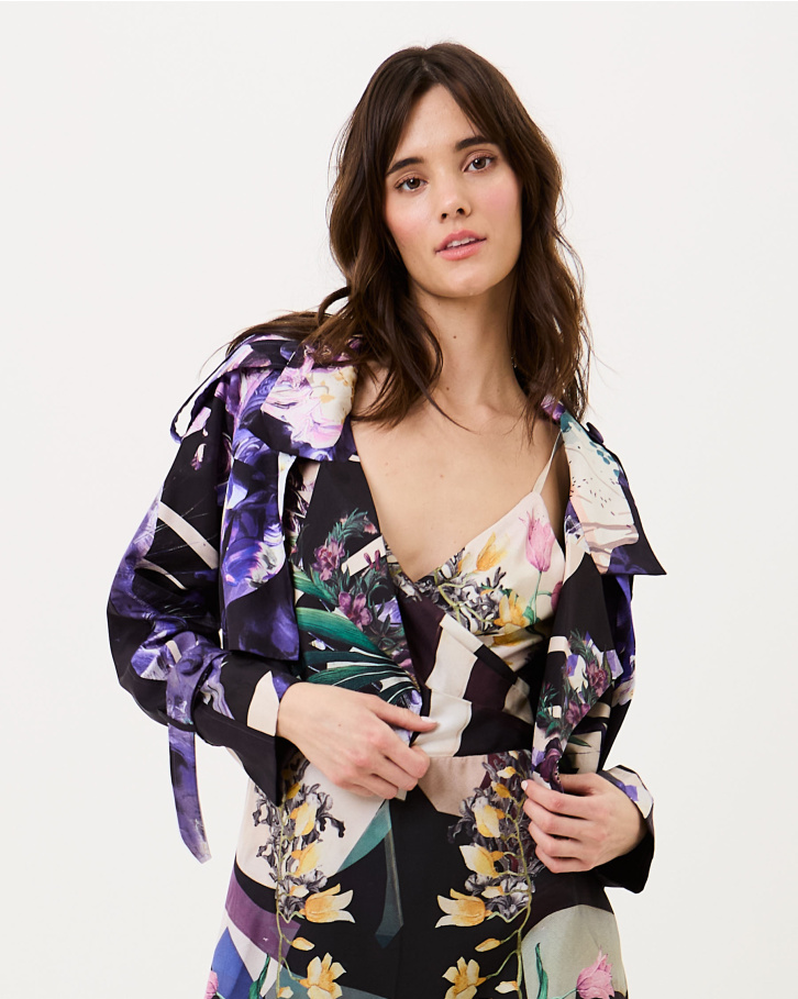 Garden of Wisteria Cropped Jacket